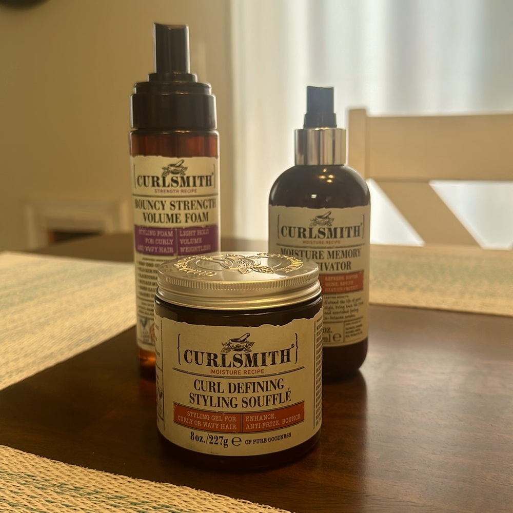 Curl smith hair products styling soufflé, volume foam and reactivator
